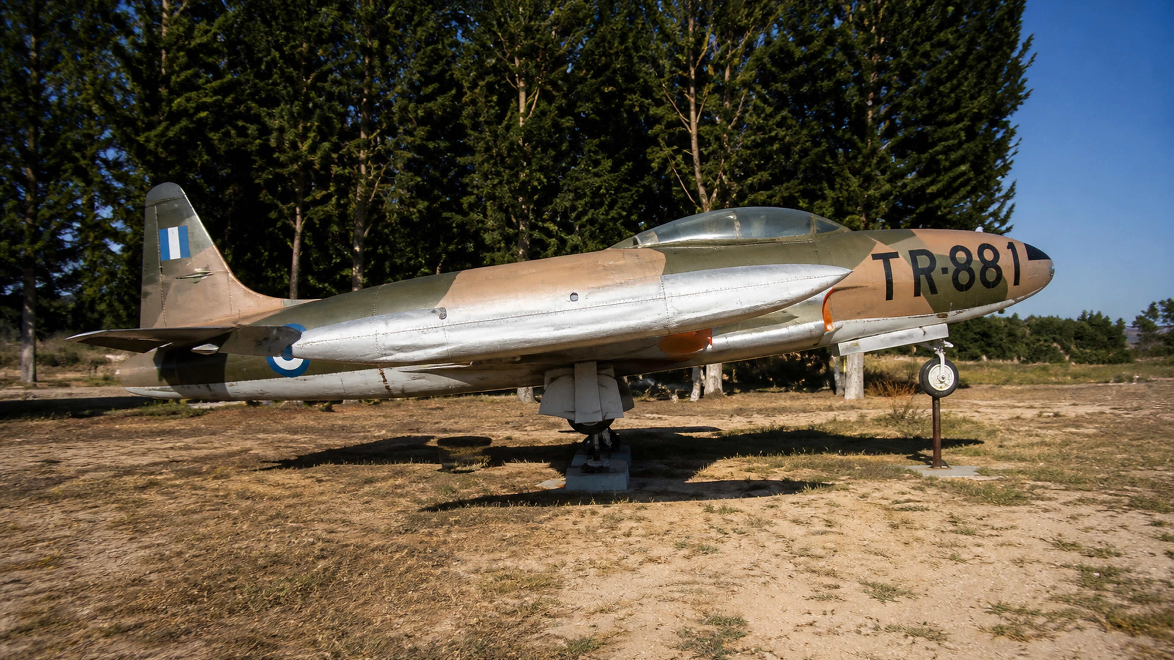 AI-enhanced view based on the original T-33A TR-881 archive photograph